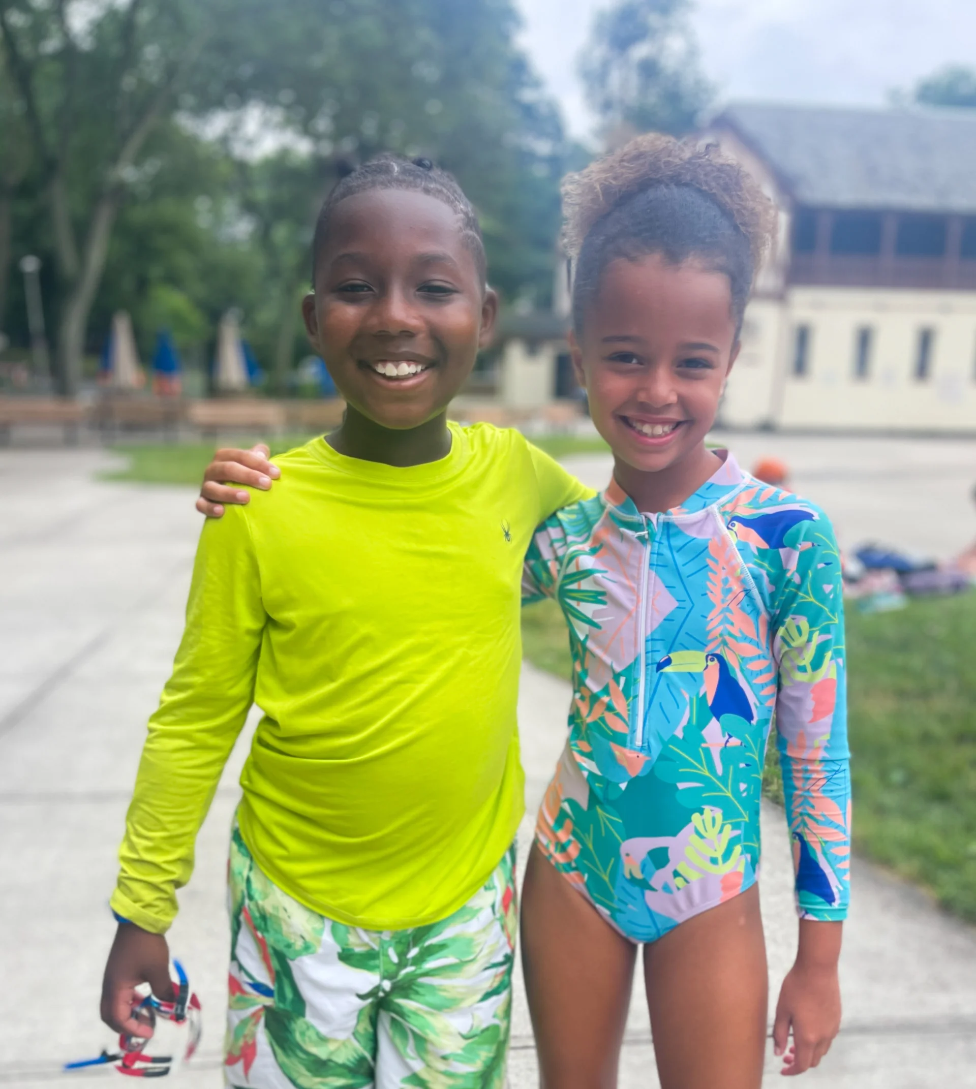 cute summer camp campers in new rochelle day camp